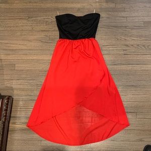 COPY - Beautiful high low dress with open back